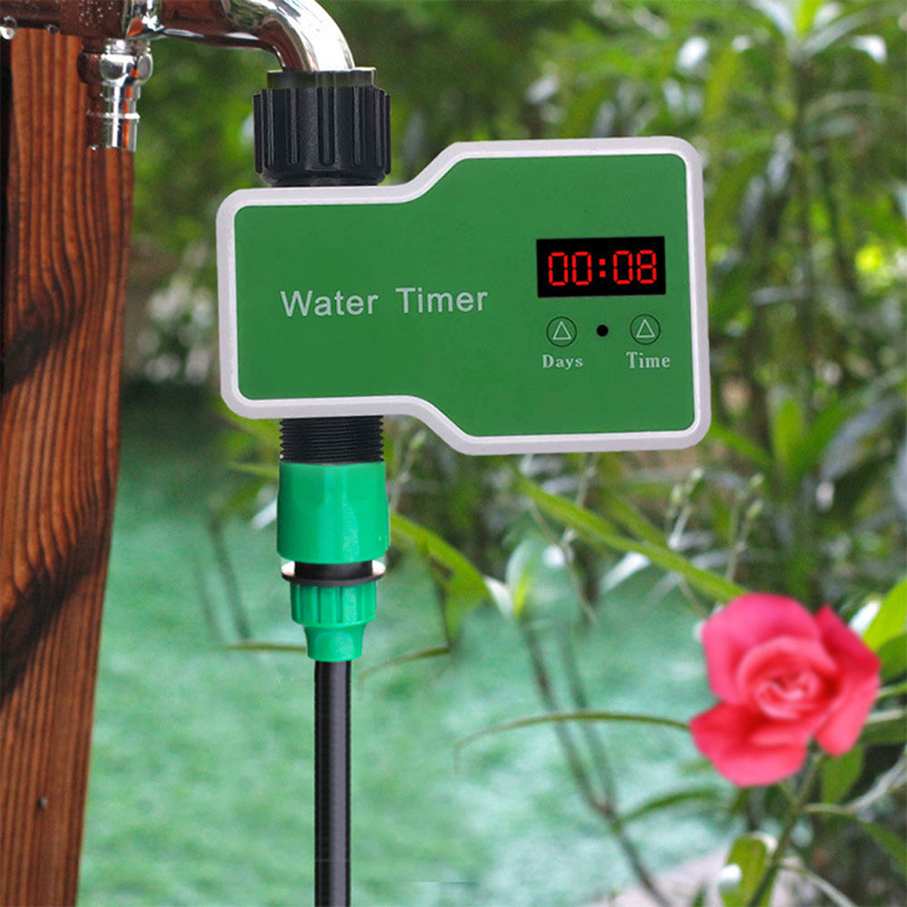 Docooler LCD Screen Garden Irrigation Control Device Auto Water Saving Irrigation Controller Digital Plant Watering Timer