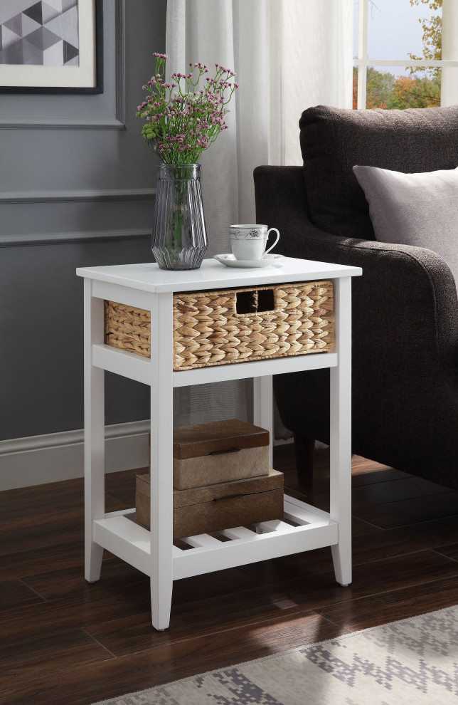 Chinu Accent Table   Beach Style   Side Tables And End Tables   by Acme Furniture  Houzz