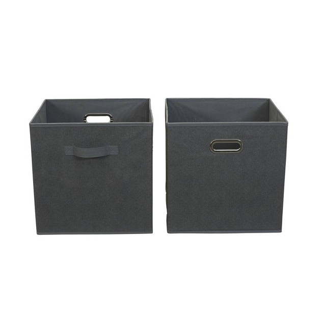 X 13 quot Fabric Storage Bins Black