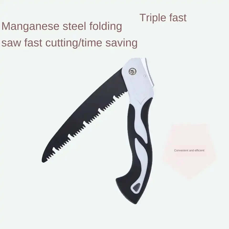 Hot selling good quality cheap Manual Hand Woodworking Folding Saw Sharp Camping Garden Tree Chopper for wood cutting trimming