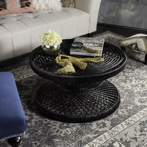 Grimson Large Bowed Coffee Table Safavieh