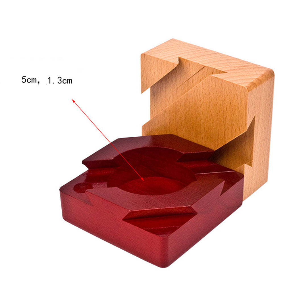 Wooden Jigsaw Puzzles for Adults Puzzle Wooden Secret Box Compartment Hidden Diamond Gift Surprise Brain Teaser Wooden Education Toy