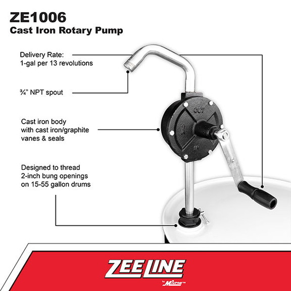 ZeeLine ZE1006   Cast Iron Rotary Pump