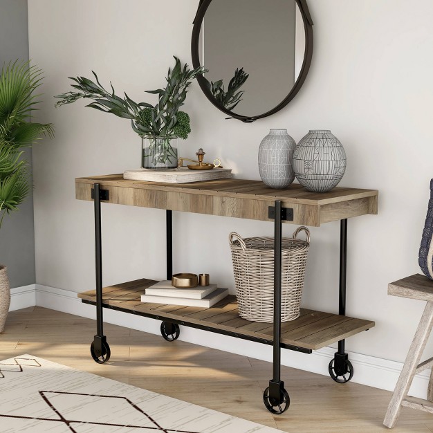 Huntingdale Industrial 1 Shelf Sofa Table Mibasics