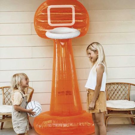 INFATABLE MEGA BASKETBALL SET NEON POMELO