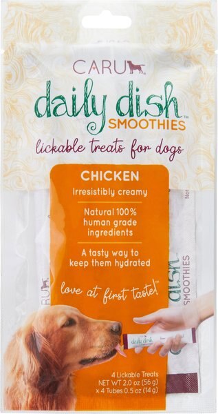 Caru Daily Dish Smoothies Chicken Flavored Lickable Dog Treats