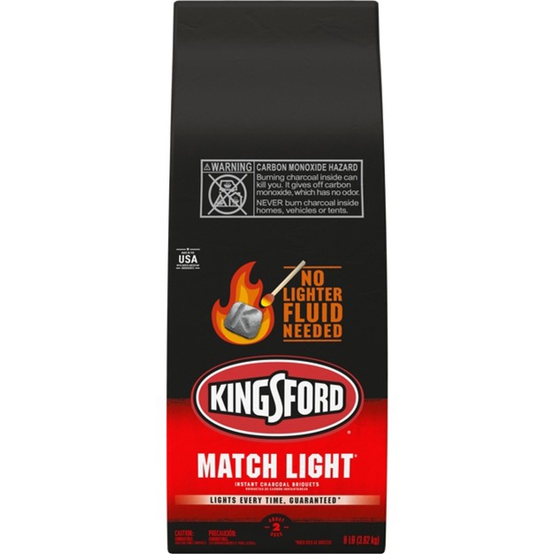 Kingsford Match Light Instant Charcoal Briquettes Bbq Charcoal For Grilling 8lbs