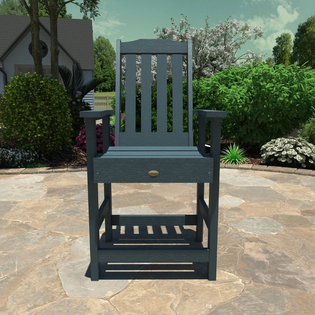 Lehigh Outdoor Counter Arm Chair Highwood