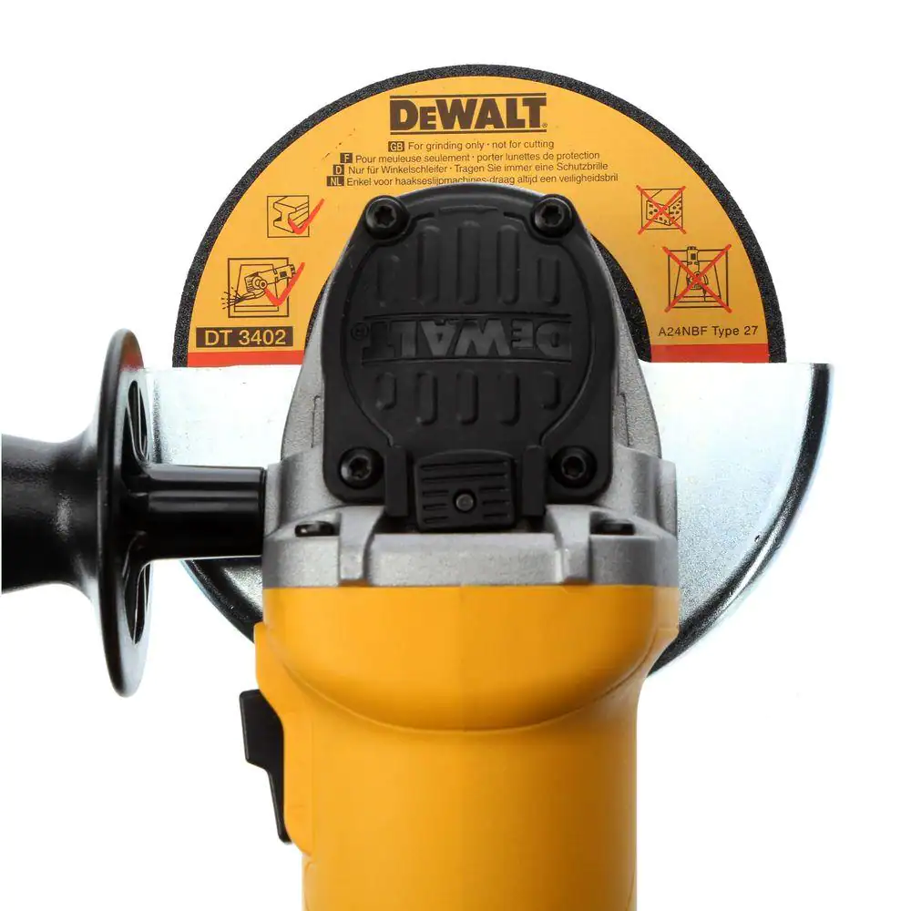 DEWALT DWE4011 7 Amp 4-1/2 in. Small Angle Grinder with 1-Touch Guard