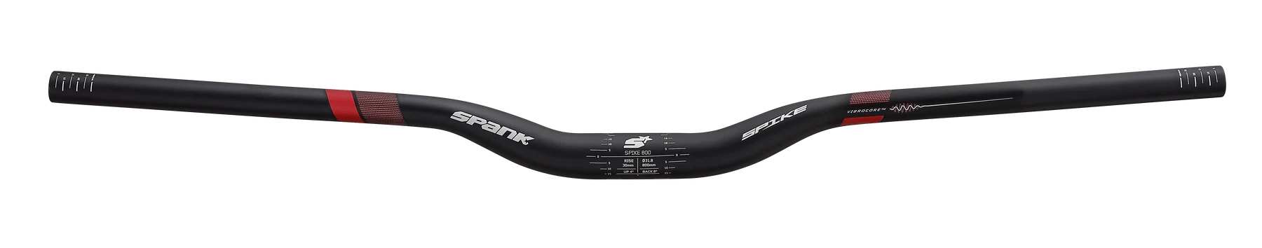 Spank Spike 800 Race Team Vibrocore Handlebar - Black-Red
