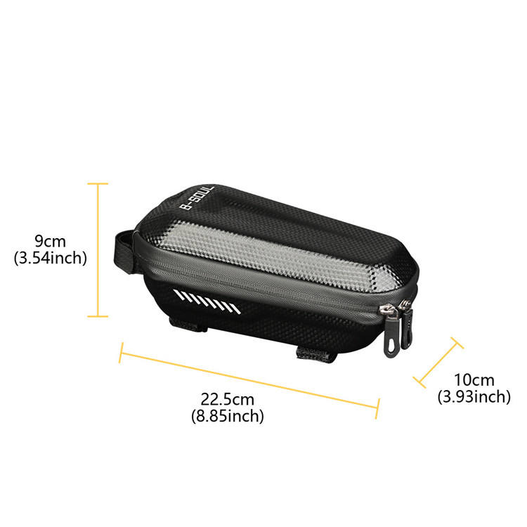 New Design Bike Frame Front Hard Shell Bicycle Top Tube Bag Cycling Accessories Waterproof Bicycle Saddle Bag