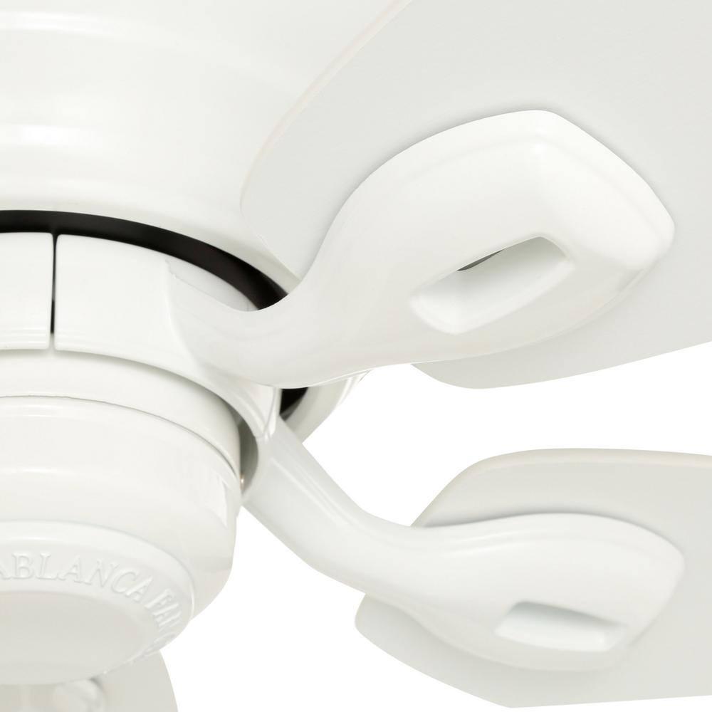 Casablanca Durant 54 in Indoor Snow White Ceiling Fan