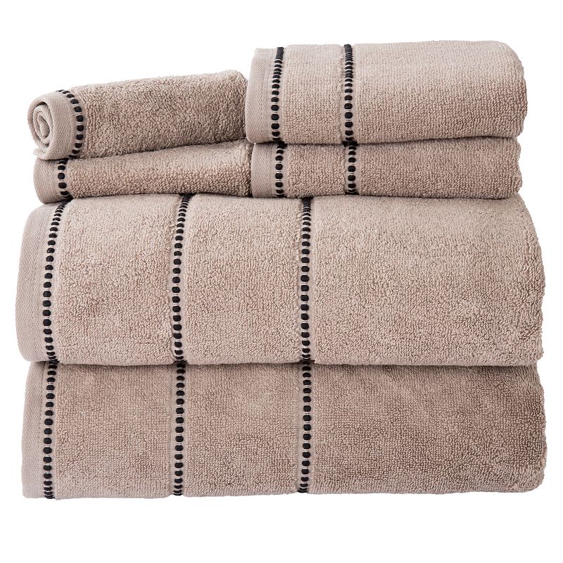 Portsmouth Home Quick Dry 6-piece Bath Towel Set