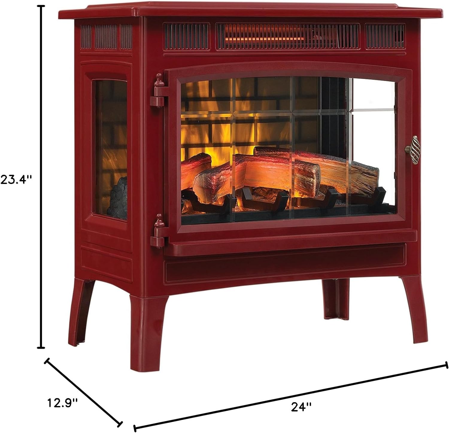 💝Last Day 70% Off✨ Electric Infrared Quartz Fireplace Stove with 3D Flame Effect