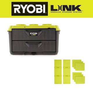 RYOBI LINK 2-Drawer Tool Box with 2-Drawer Divider STM301-STM308