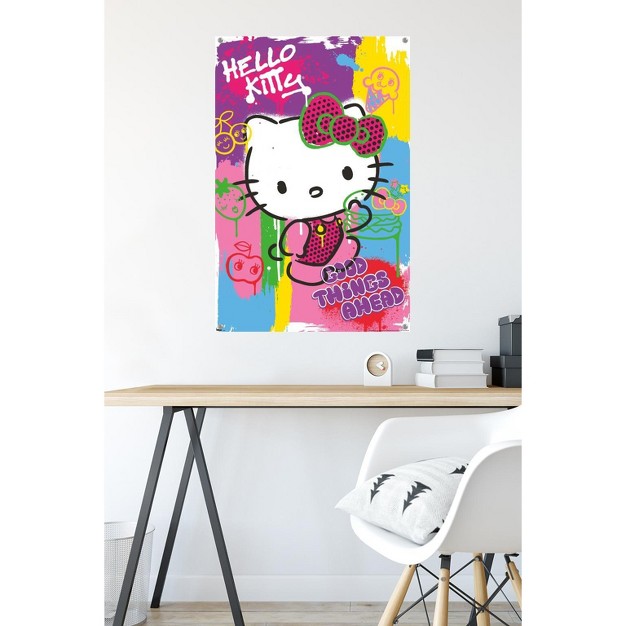 Trends International Hello Kitty Pop Art Unframed Wall Poster Prints