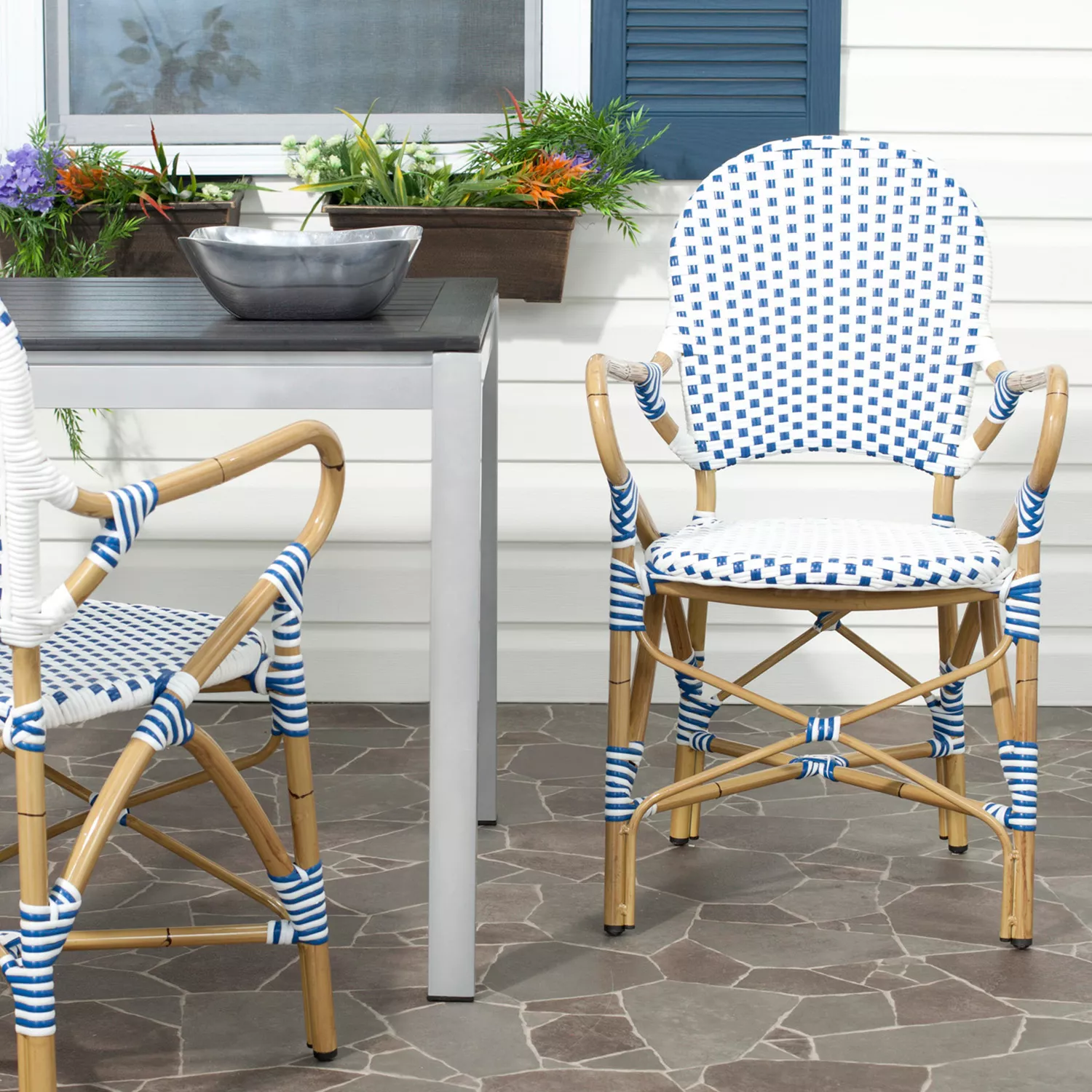 Safavieh 2-pc. Hooper Stackable Chair Set - Indoor and Outdoor