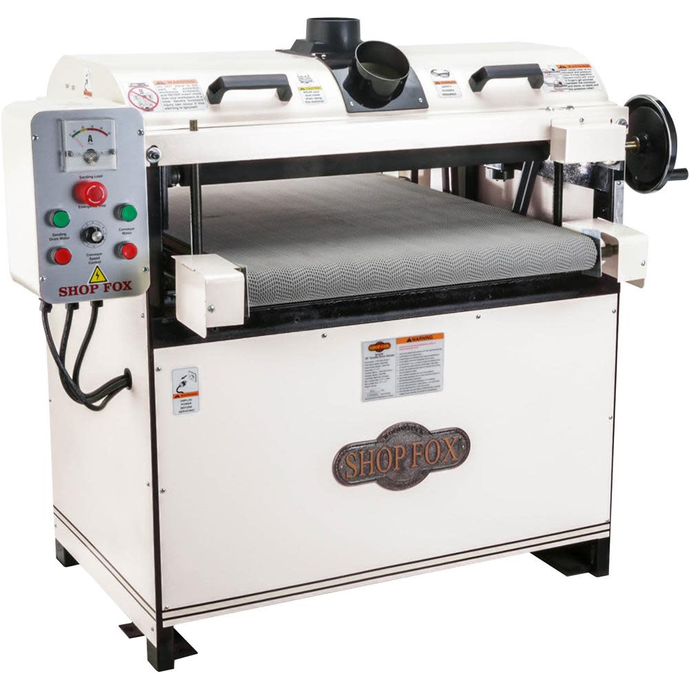 Shop Fox 26 Drum Sander 220V 5HP 1 Phase ;