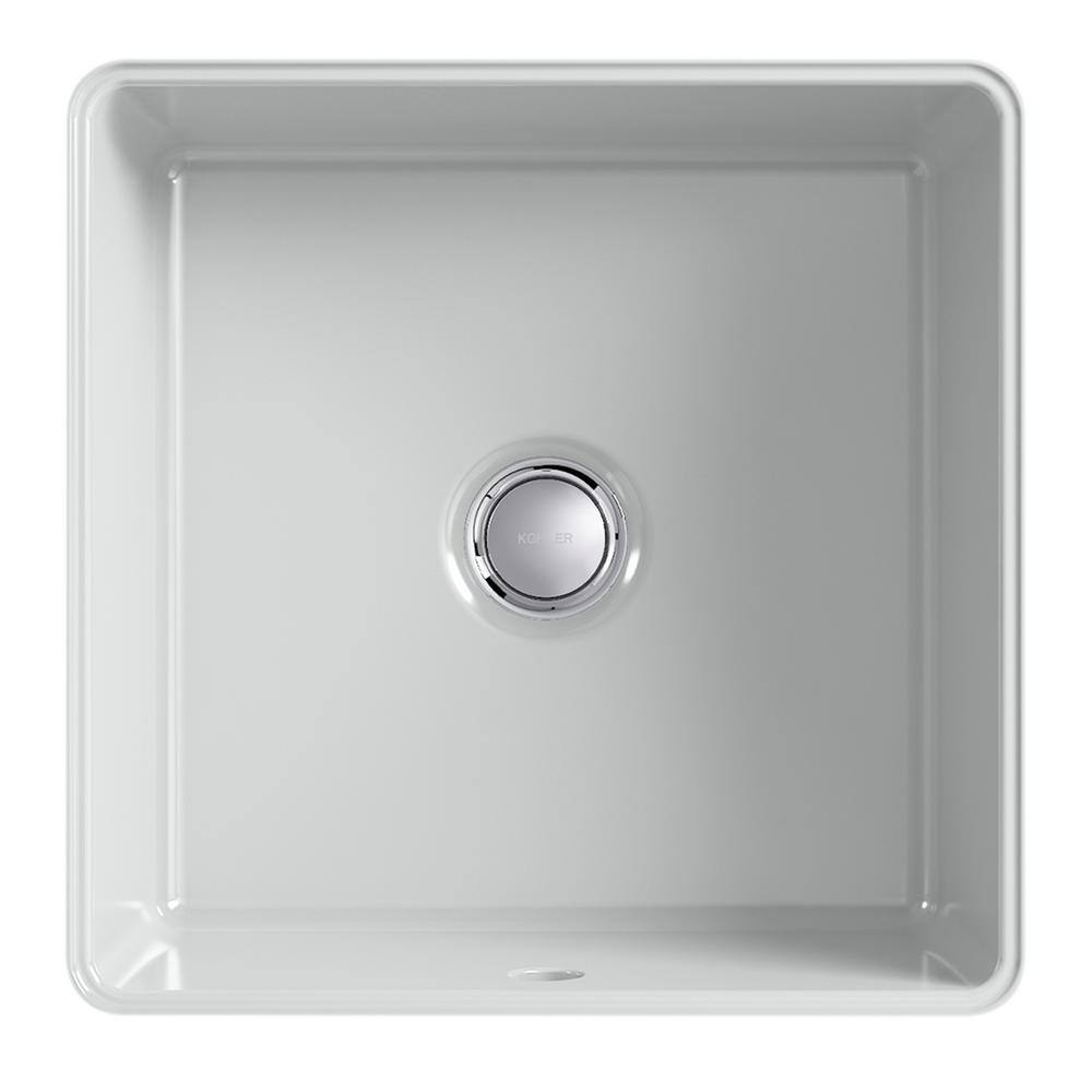 KOHLER Verticyl Undermount Bathroom Sink in Ice Grey K-8188-95