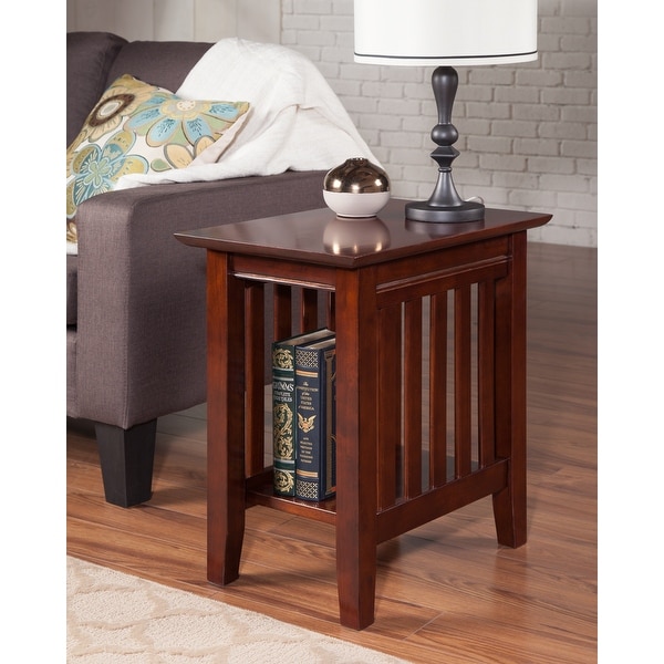 Mission Solid Wood Side Table Set of 2