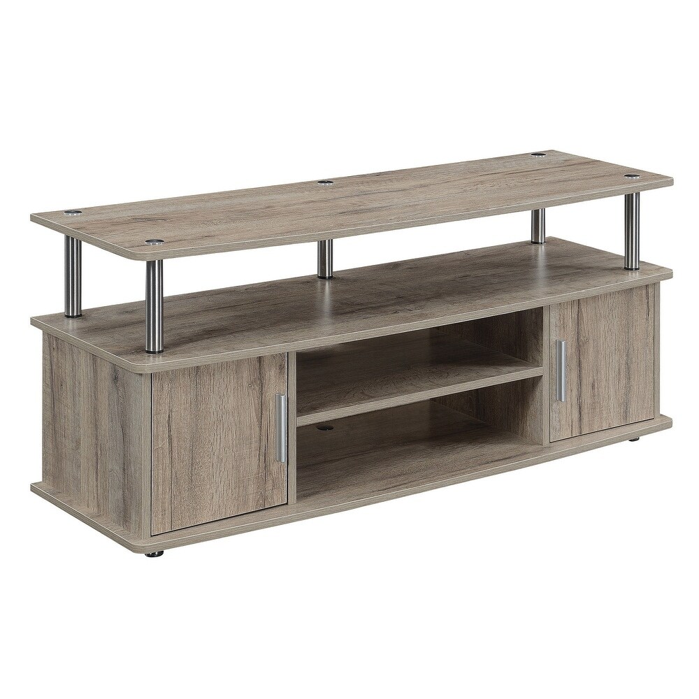 Convenience Concepts Designs2Go Monterey 55 inch TV Stand with Cabinets and Shelves