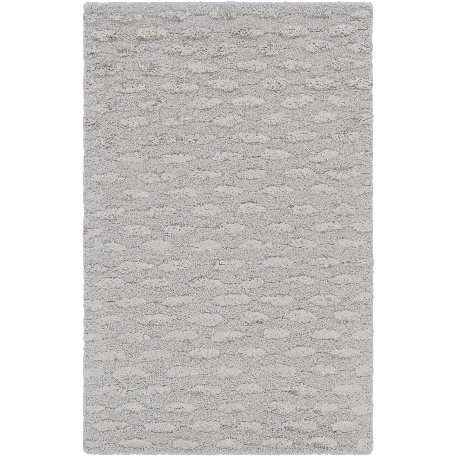 Atlantis Collection New Zealand Wool Area Rug in Dove Grey