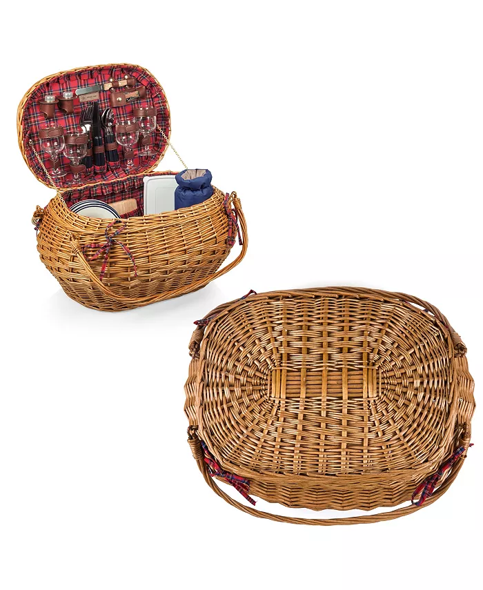 Picnic Time Red Highlander Picnic Basket