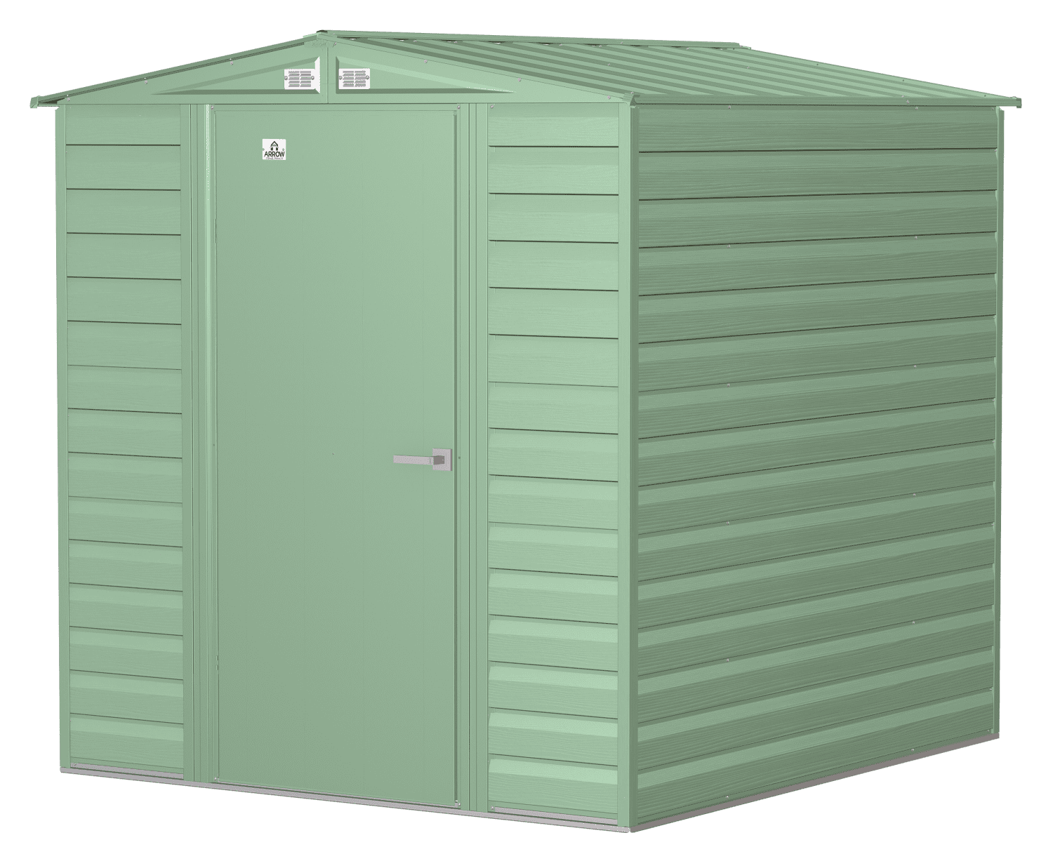 Arrow Select Steel Storage Shed, 6x7, Sage Green