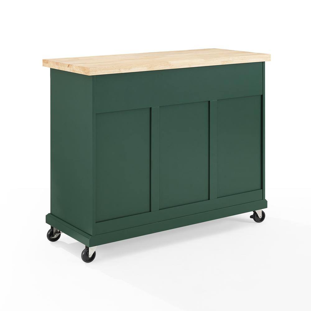 CROSLEY FURNITURE Madison Emerald Green Kitchen Island CF3021-EM