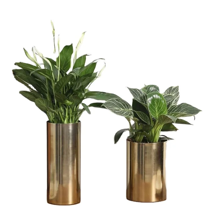 New Arrival Wedding and Party Decorative Pots Metal Planter Home Indoor Garden Usage Customized Size Metal Planter