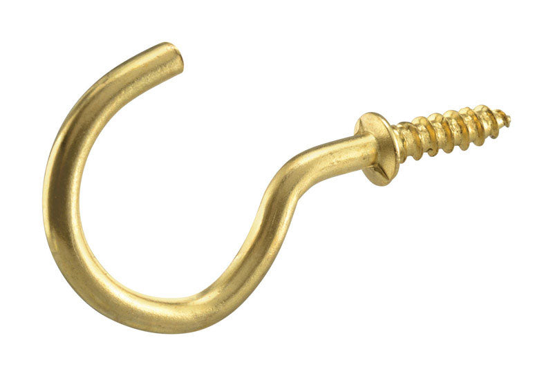 BRASS CUP HOOK 1-1/4