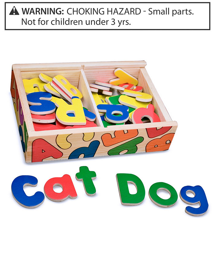 Melissa and Doug Toy  Magnetic Wooden Alphabet