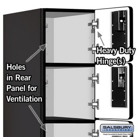 Salsbury Industries 12 Wide Six Tier Box Style De...