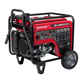 Honda 6500-Watt Electric Start Standby Gas Generator 120240-Volt Single Ph with Bluetooth and 10 Circuit Auto Transfer Switch HP2S-EM6500