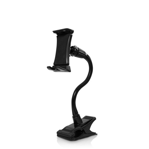 Macally Flexible Gooseneck Phone Holder And Tablet Mount With Clip On Clamp