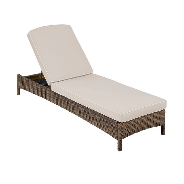 Bradenton Outdoor Wicker Chaise Lounge Crosley