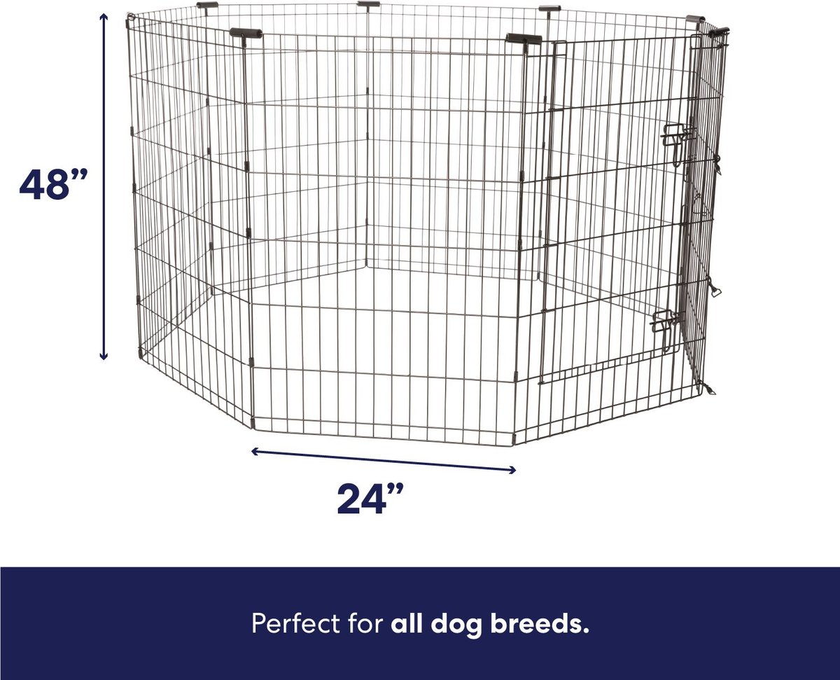 Frisco Wire Dog and Small Pet Exercise Pen with Step-Through Door