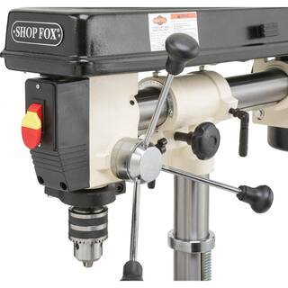 Shop Fox 12 HP 34 in. Bench-Top Radial Drill Press W1669