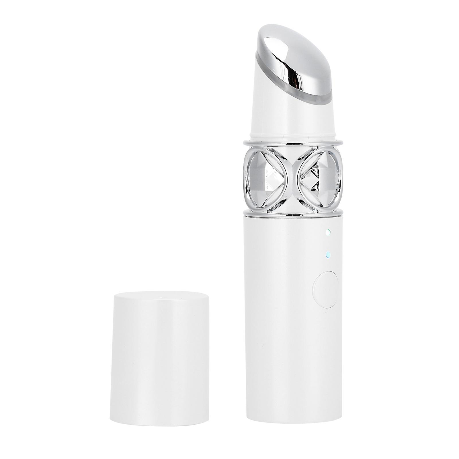 Electric Vibration Eye Massager Antiwrinkle Heating Eye Lip Beauty Machine (white)