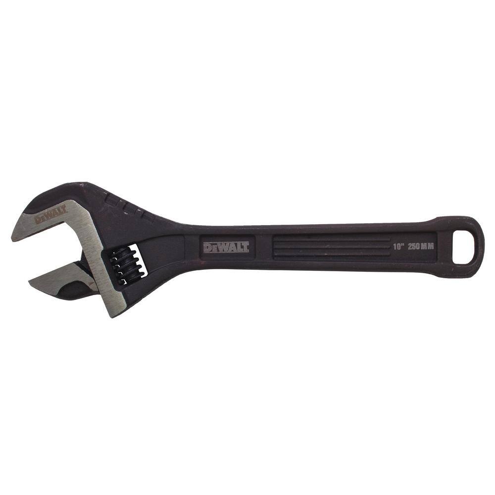 DW 10 in. Steel Adjustable Wrench DWHT80268