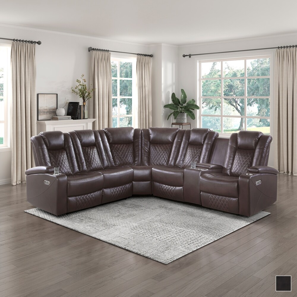 Carlisle Power Reclining Sectional Sofa