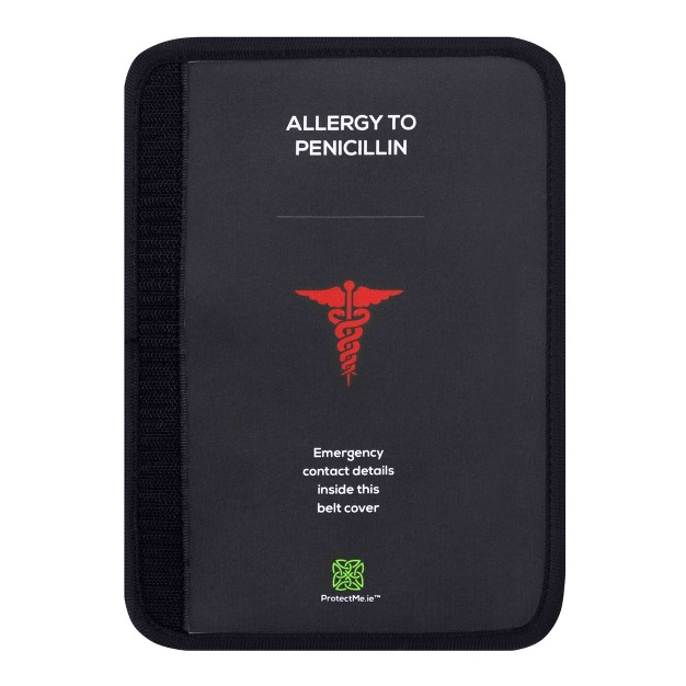 Protectme Medical Identification Seatbelt Cover Allergy To Penicillin