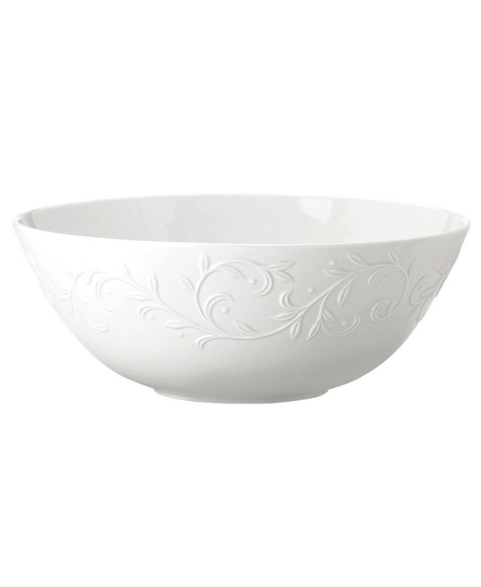 Lenox Dinnerware Opal Innocence Carved Serving Bowl