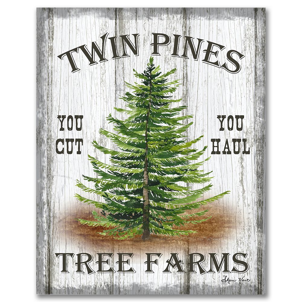 COURTSIDE MARKET Twin Pines Canvas Wall Art