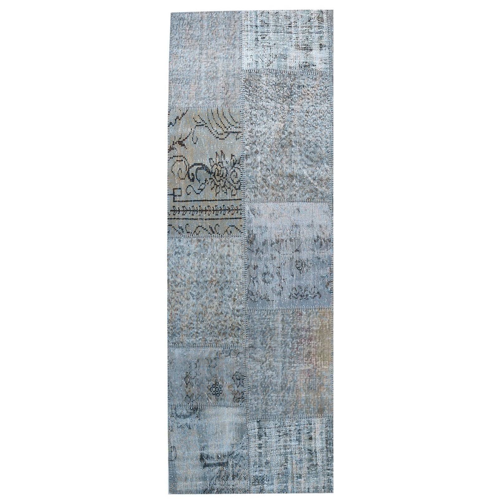 90X300 Cm Hali Bursa Handmade Over Dyed Rug   Pw005