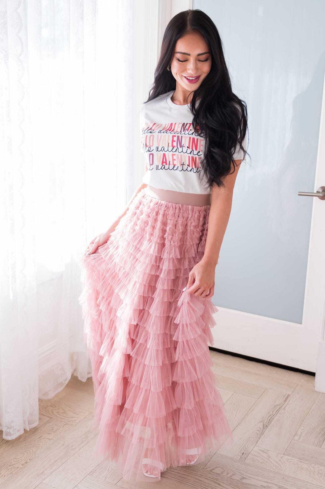 It's All About The Twirls Modest Tulle Skirt