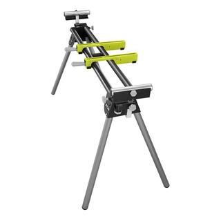 RYOBI Stationary Foldable Miter Saw Stand with Tool-Less Height Adjustment RMS10G