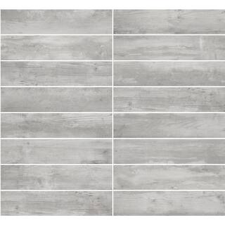 Florida Tile Home Collection Alaskan Powder Light Gray 8 in. x 36 in. Matte Porcelain Floor and Wall Tile (13.6 sq. ft.Case) CHDEALS108X36