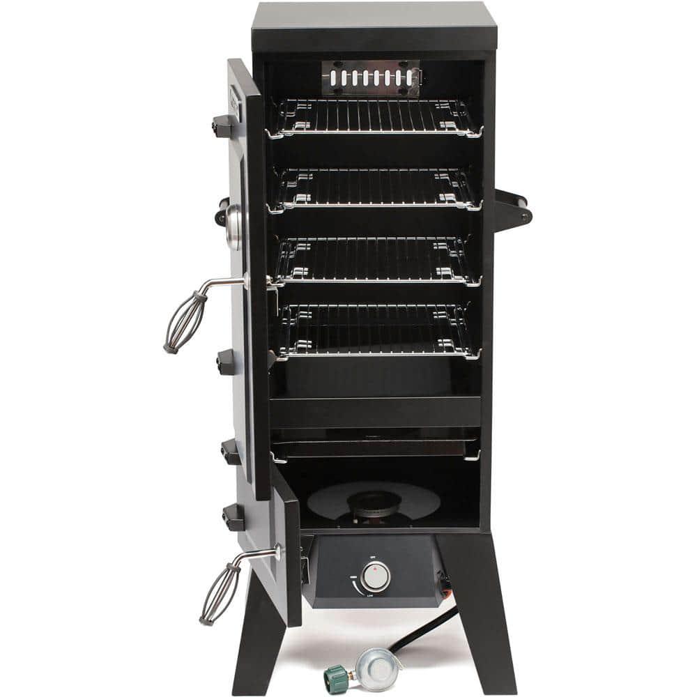 Cuisinart Vertical 36 in Propane Gas Smoker in Black