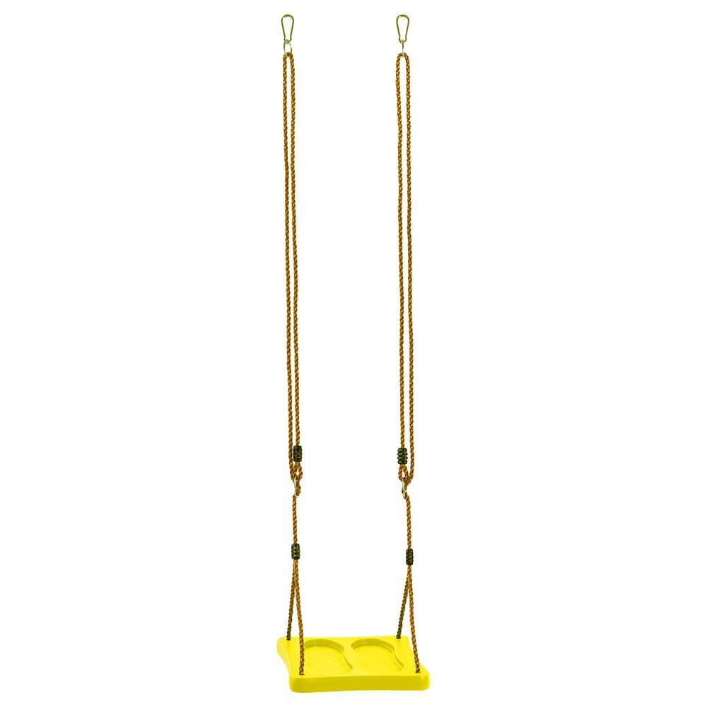 SWINGAN Machrus Swingan One Of A Kind Standing Swing With Adjustable Ropes Fully Assembled Yellow SWSSR-YL